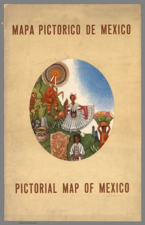 Covers: Mapa pictorico de Mexico = Pictorial map of Mexico